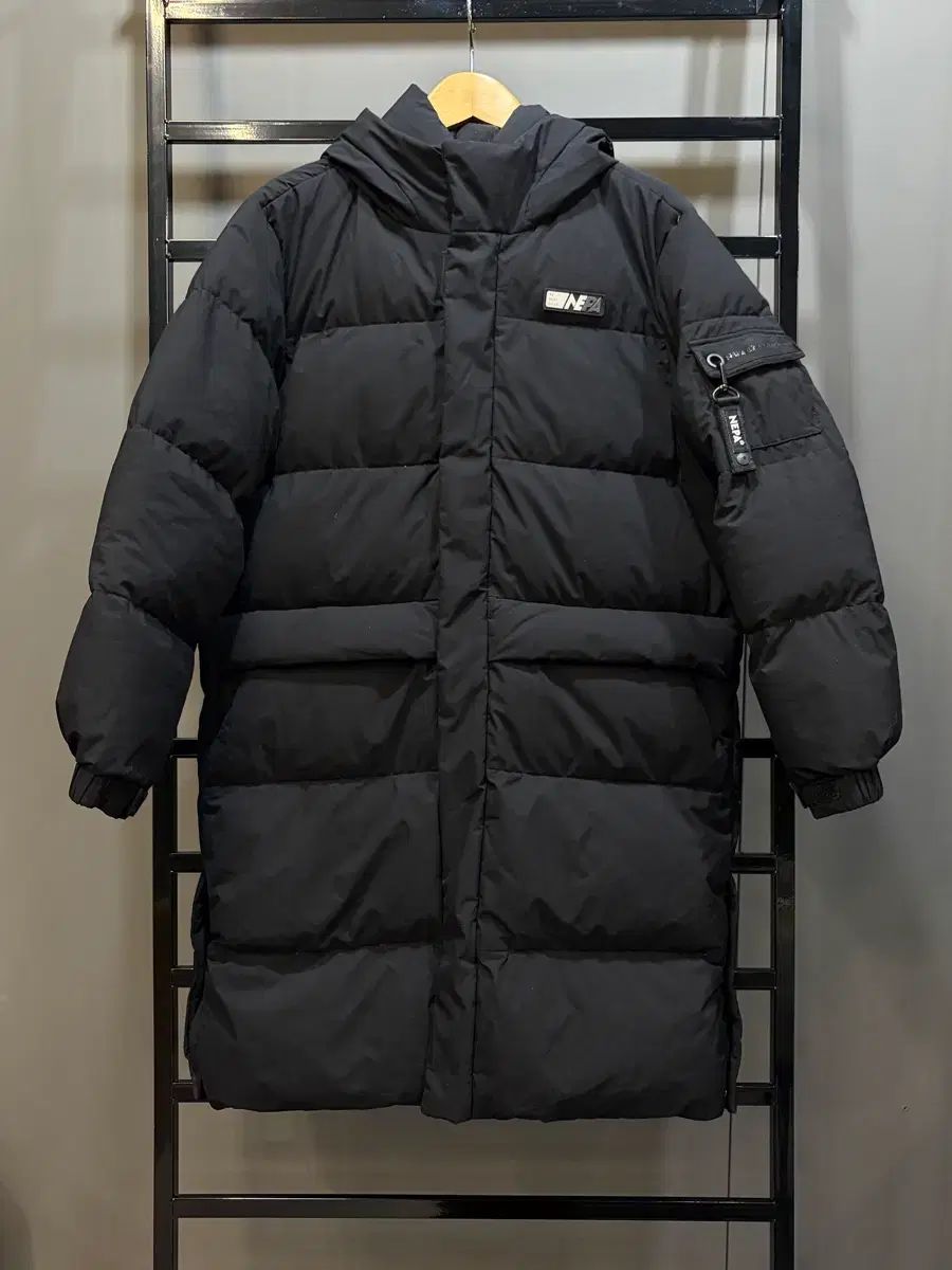 165 約55 NEPA ダックダウン ロングダウンジャケット ブラック 4 5