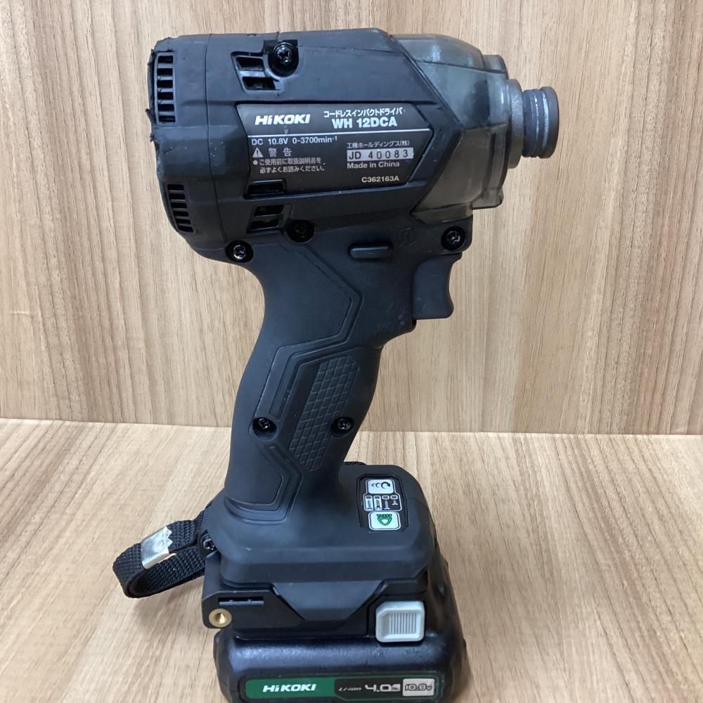 HiKOKI ハイコーキ WH 12 DCA NN 10.8 Vコードレスインパクトドライバ バッテリ 付 201