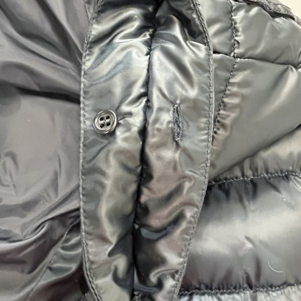 Etsy1さん専用　エス・マックスマーラのネイビー フード付き ベスト S Max Mara ダウンベスト 最高級フォックスファー ネイビー 42