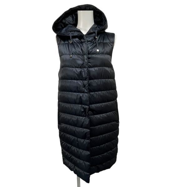 エスマックスマーラ  ダウンベスト　ネイビー　美品 □ エスマックスマーラ S Max Mara ダウンベスト アウター ジャケット