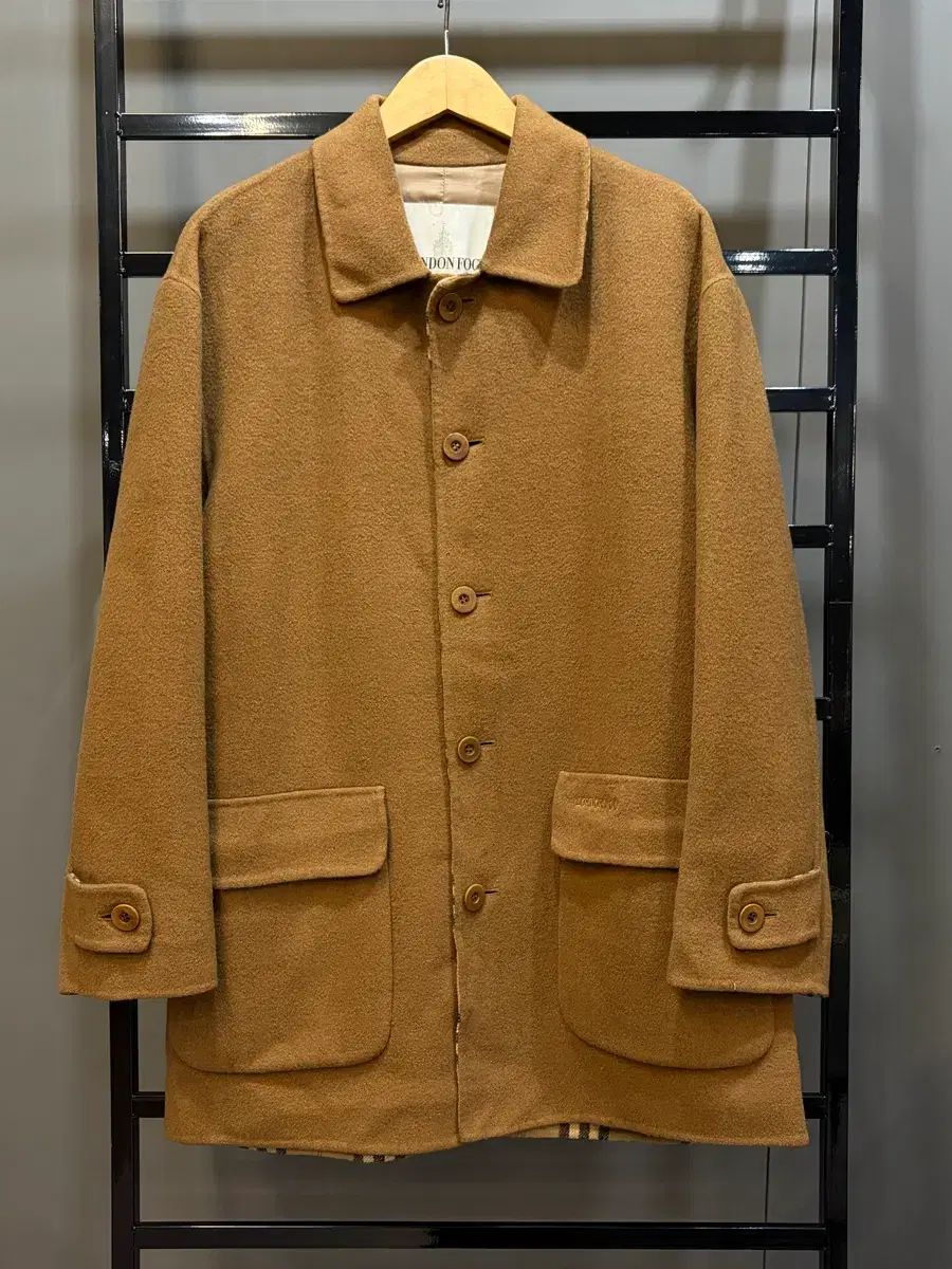ロンドンフォグ ヴィンテージ ウール コート キャメル 5 9