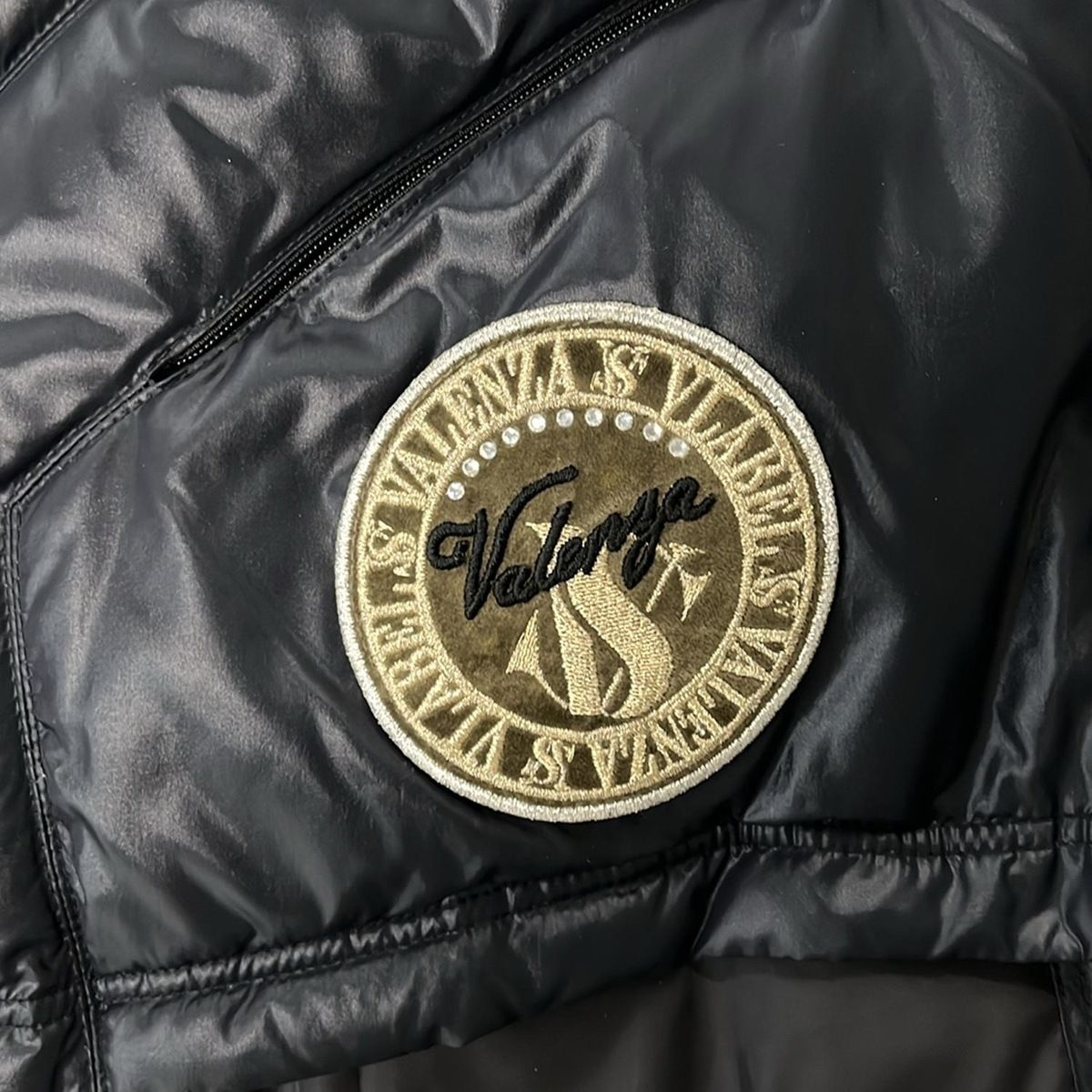 バレンザ ダウンベスト サイズ42 L レディース - ダークネイビー