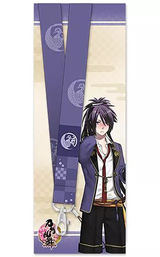 新品★刀剣乱舞-花丸-【不動行光】連結アクリルストラップ 中古】ストラップ(キャラクター) 52.不動行光 ネックストラップ 「刀剣