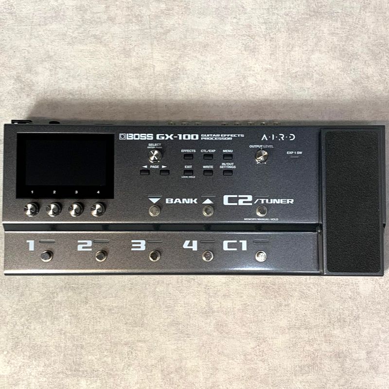 楽器 BOSS ボス エフェクター GX-100 Guitar Effects Processor マルチエフェクター グレー 472