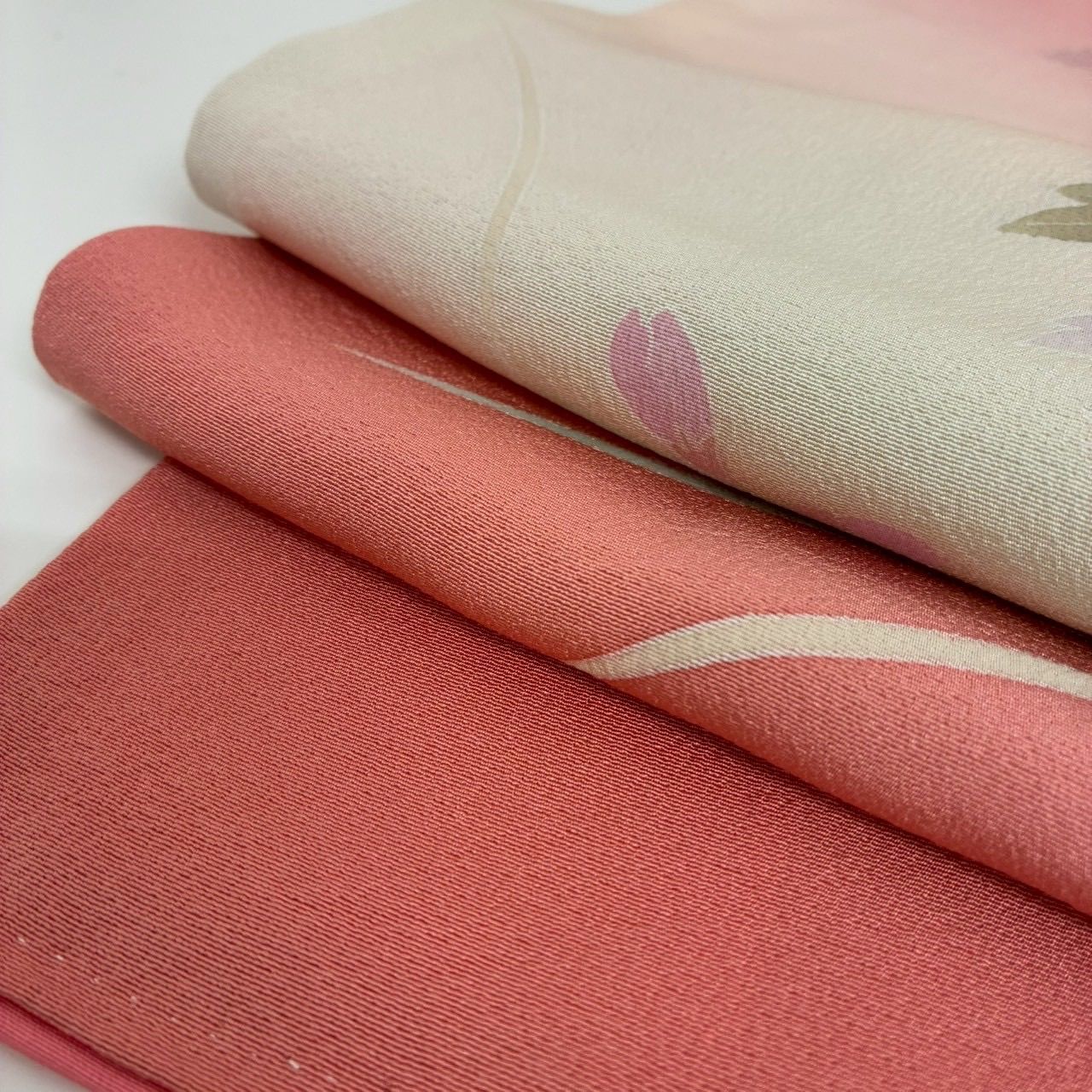 付下げ 作家物 加賀調友禅 裄66 上品な染め 紋無し 訪問着 正絹 着物