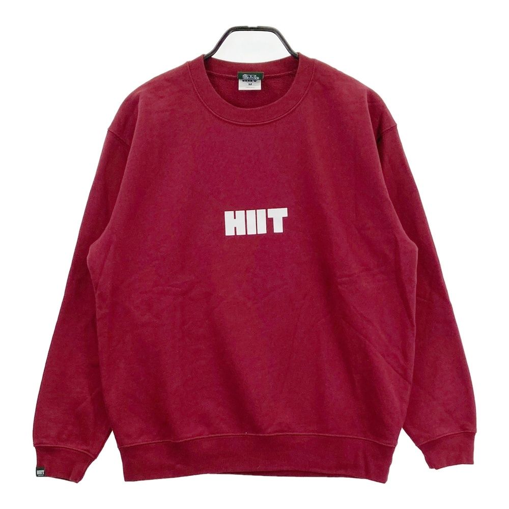 サイズ：M HIIT HEAD TO TOE スウェットトレーナー レッド系
