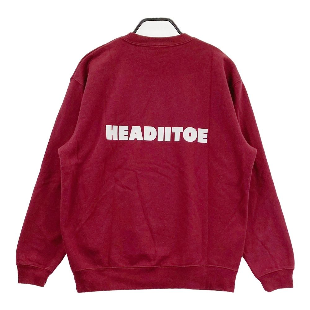 HIIT HEAD TO TOE スウェットトレーナー レッド系 M 【中古】ゴルフ