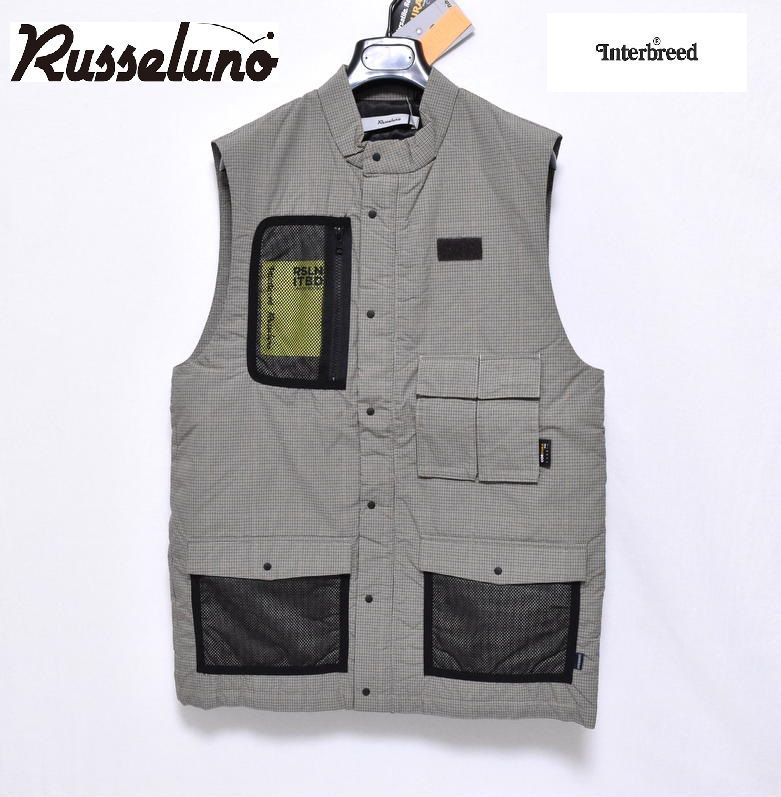 新品 インターブリード × ラッセルノ ゴルフ コーデュラ 中綿ベスト 4