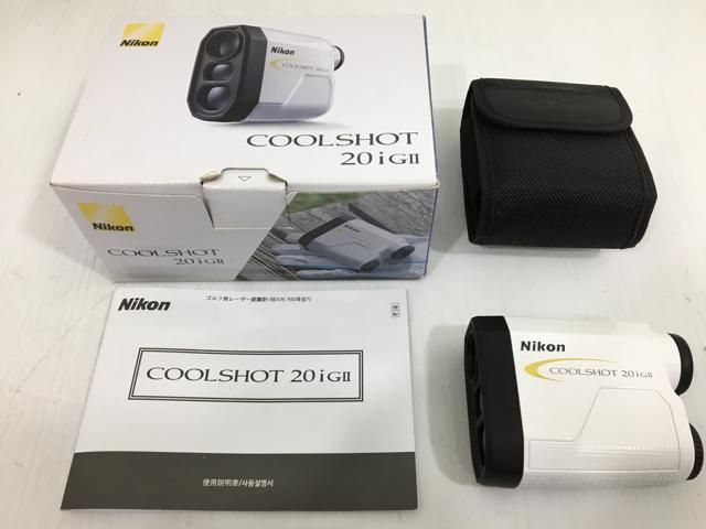 返品OK 【中古ゴルフ用品】【超美品】ニコン レーザー距離計 COOLSHOT