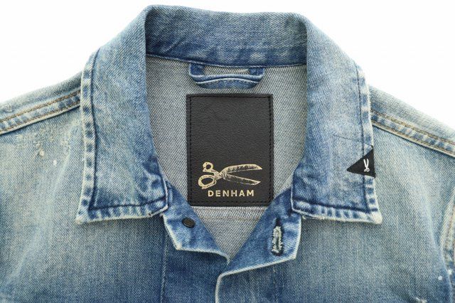 デンハム DENHAM AMSTERDAM GRLV ダメージ加工 ペンキ加工 デニム
