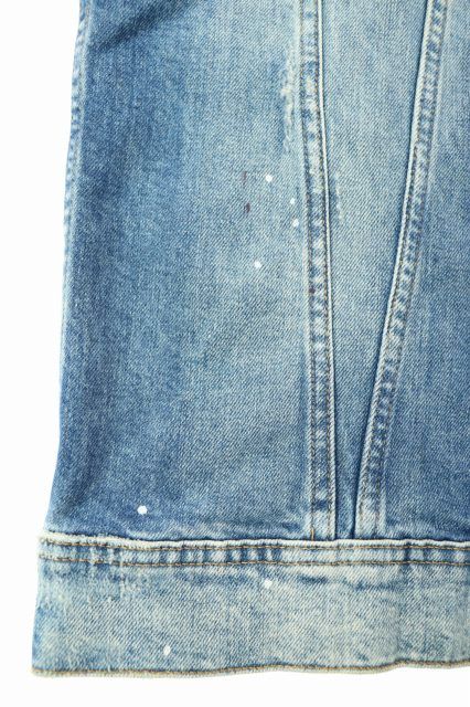 デンハム DENHAM AMSTERDAM GRLV ダメージ加工 ペンキ加工 デニム