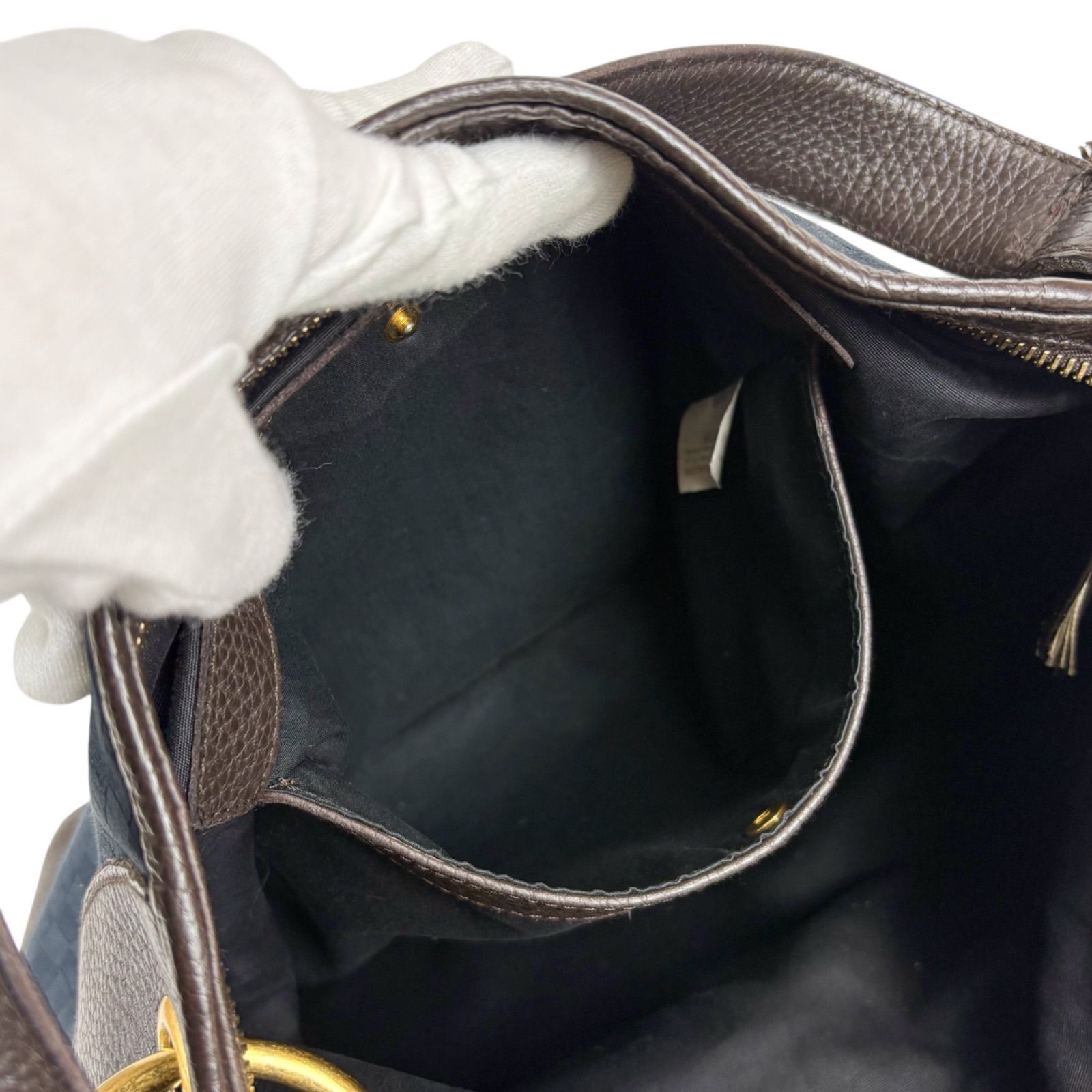 ボッテガヴェネタ BOTTEGA VENETA ワンショルダーバッグ ネイビー 