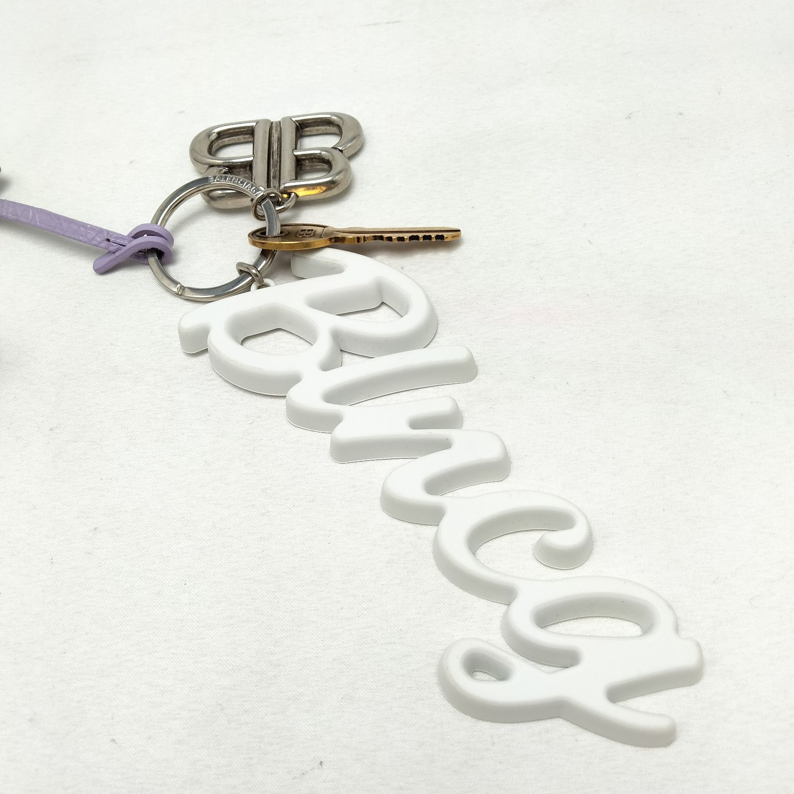 ✨️BALENCIAGA✨️バレンシアガ Le City ハートチャーム キーリング
