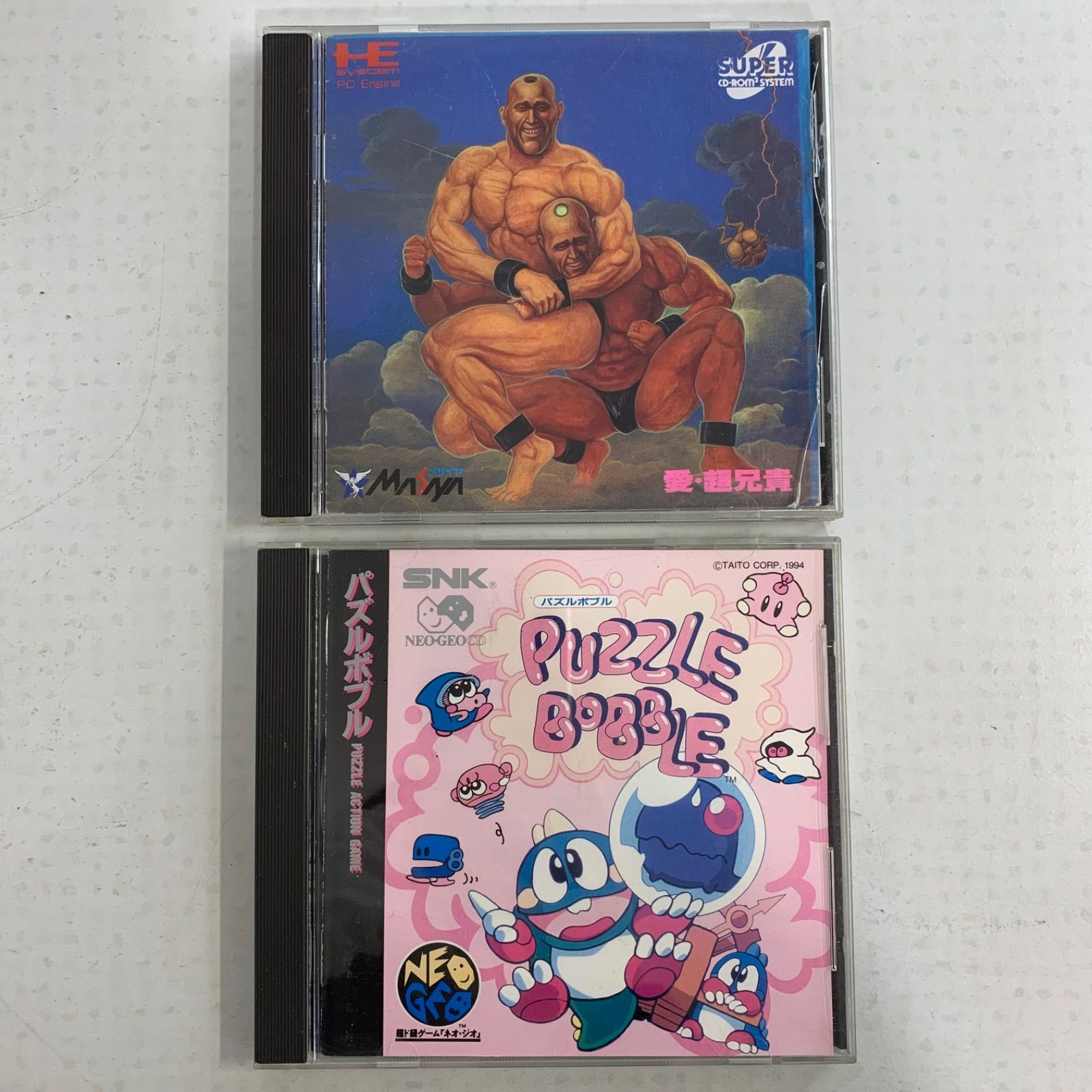 PCエンジン ソフト 愛 超兄貴 パズルボブル