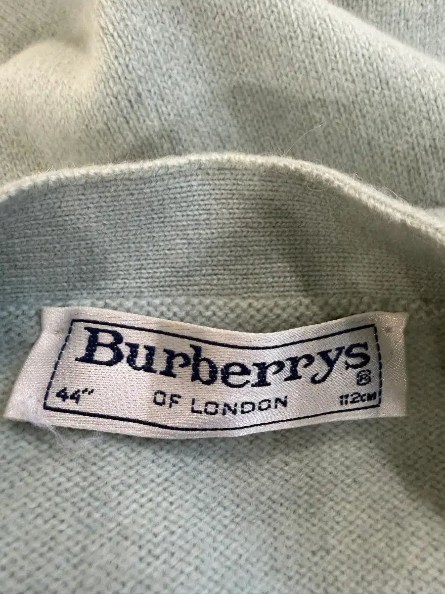 バーバリー アンゴラ ニット カーディガン