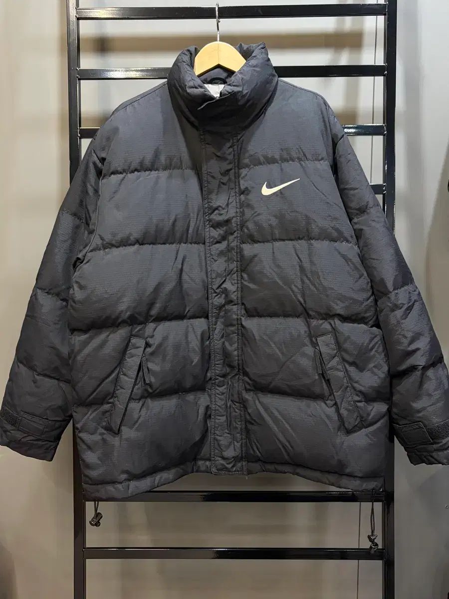 (100) 80s NIKE ダックダウン ジャケット ブラック 8 9