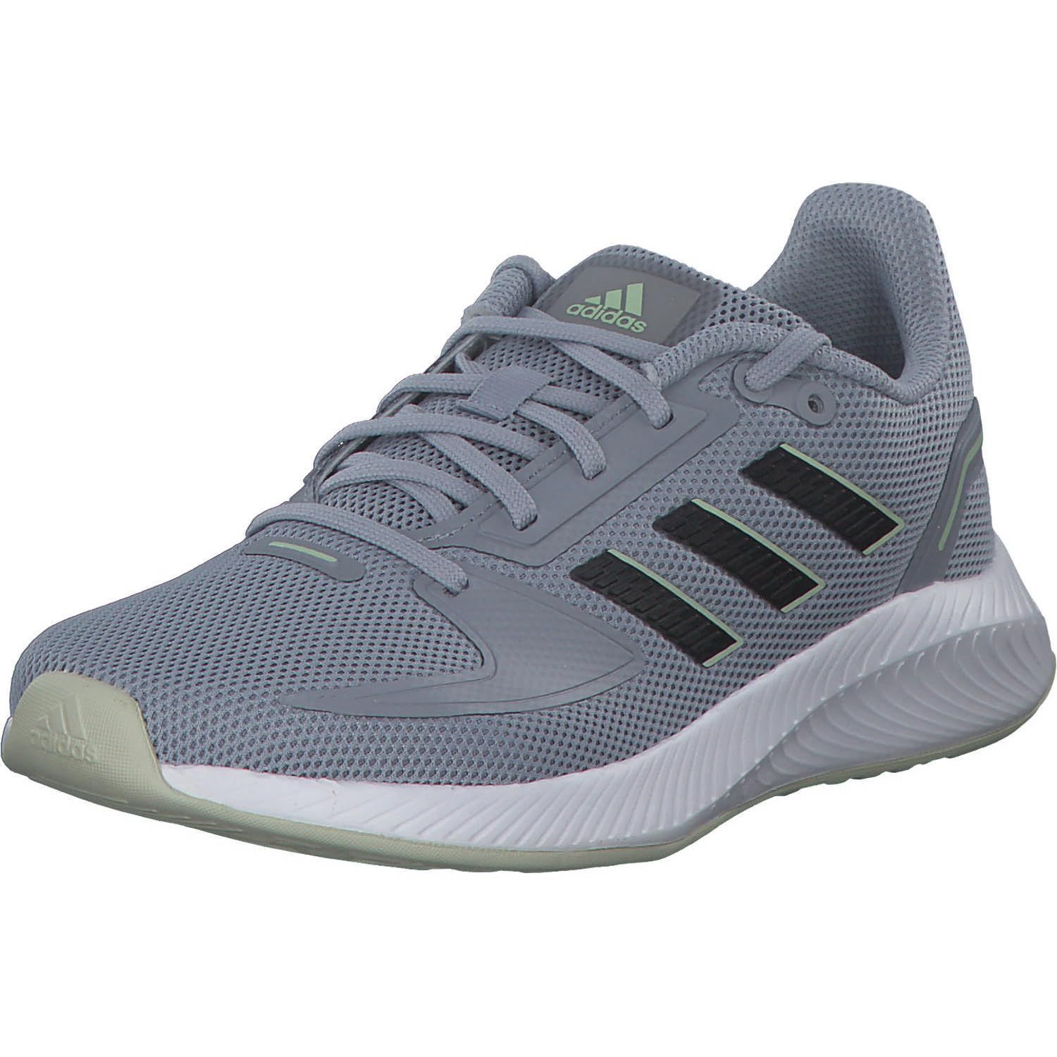 アディダス ランニングシューズ コアランナー 2.0 LEB 66 レディース ヘイローシルバー コアブラック リネングリーン GV 9574 25.5 cm Free Size
