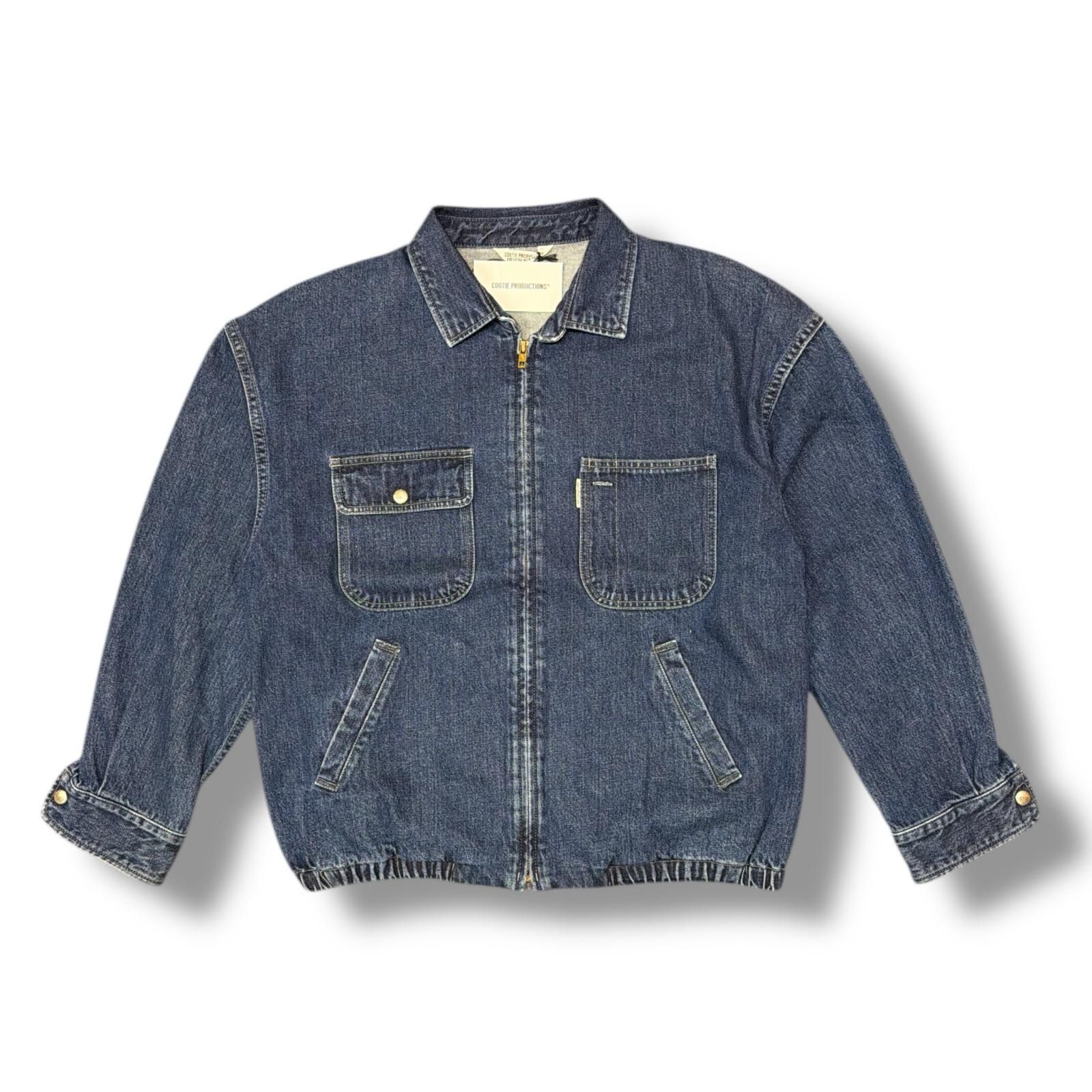 参考上代31900円 未使用 COOTIE PRODUCTIONS® 22AW Denim Zip Up Work 