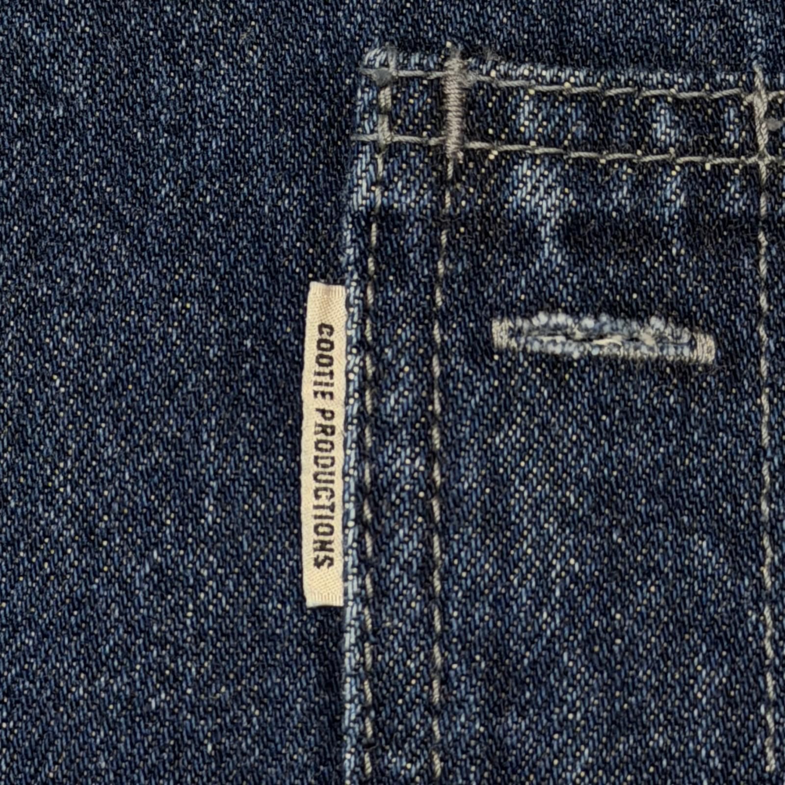参考上代31900円 未使用 COOTIE PRODUCTIONS® 22AW Denim Zip Up Work 