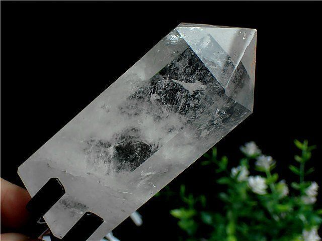 AAA級☆天然高透明度水晶六角柱YT5B2/61B43B - メルカリ