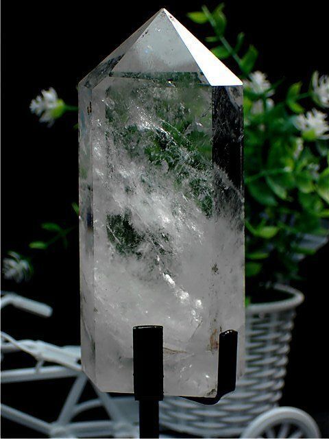 AAA級☆天然高透明度水晶六角柱YT5B2/61B43B - メルカリ