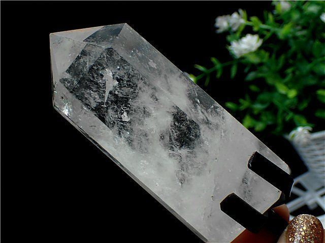 AAA級☆天然高透明度水晶六角柱YT5B2/61B43B - メルカリ