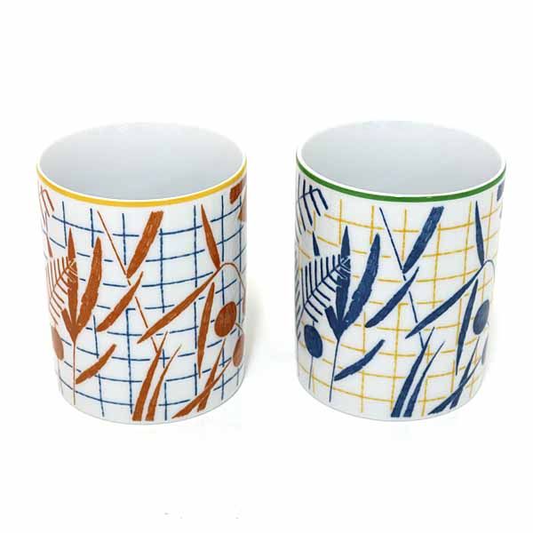  エルメス HERMES マグ ウォーク イン ザ ガーデン セット マグカップ ポーセリン ブルー オレンジ ティーポット キャニスター マグカップ コーヒー ティーカップ