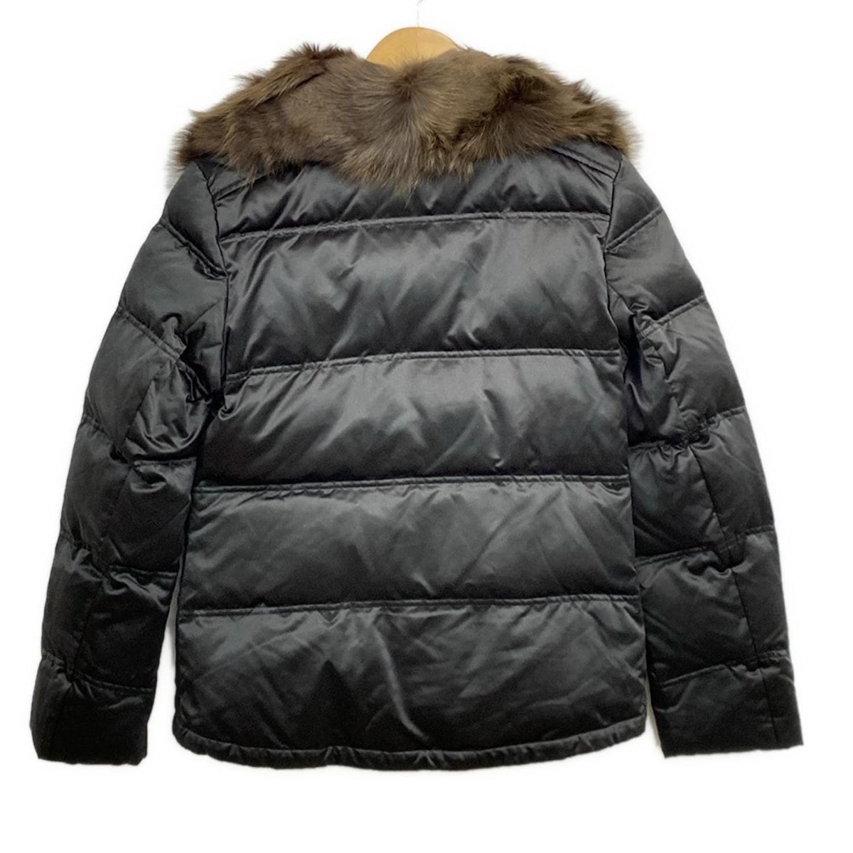 EPOCA(エポカ) ダウンジャケット サイズ40 M レディース - 黒×ダーク