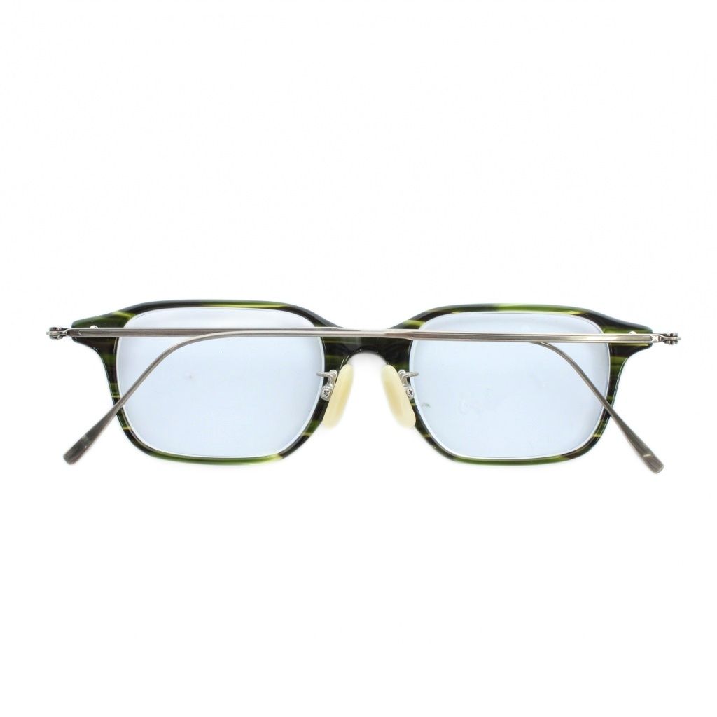 金子眼鏡 KANEKO OPTICAL ヴィンテージ 眼鏡 メガネ 度入り セルフレーム チタン べっ甲柄 48 19 148 緑 グリーン 黒 ブラック KV 35 XZ GY 11