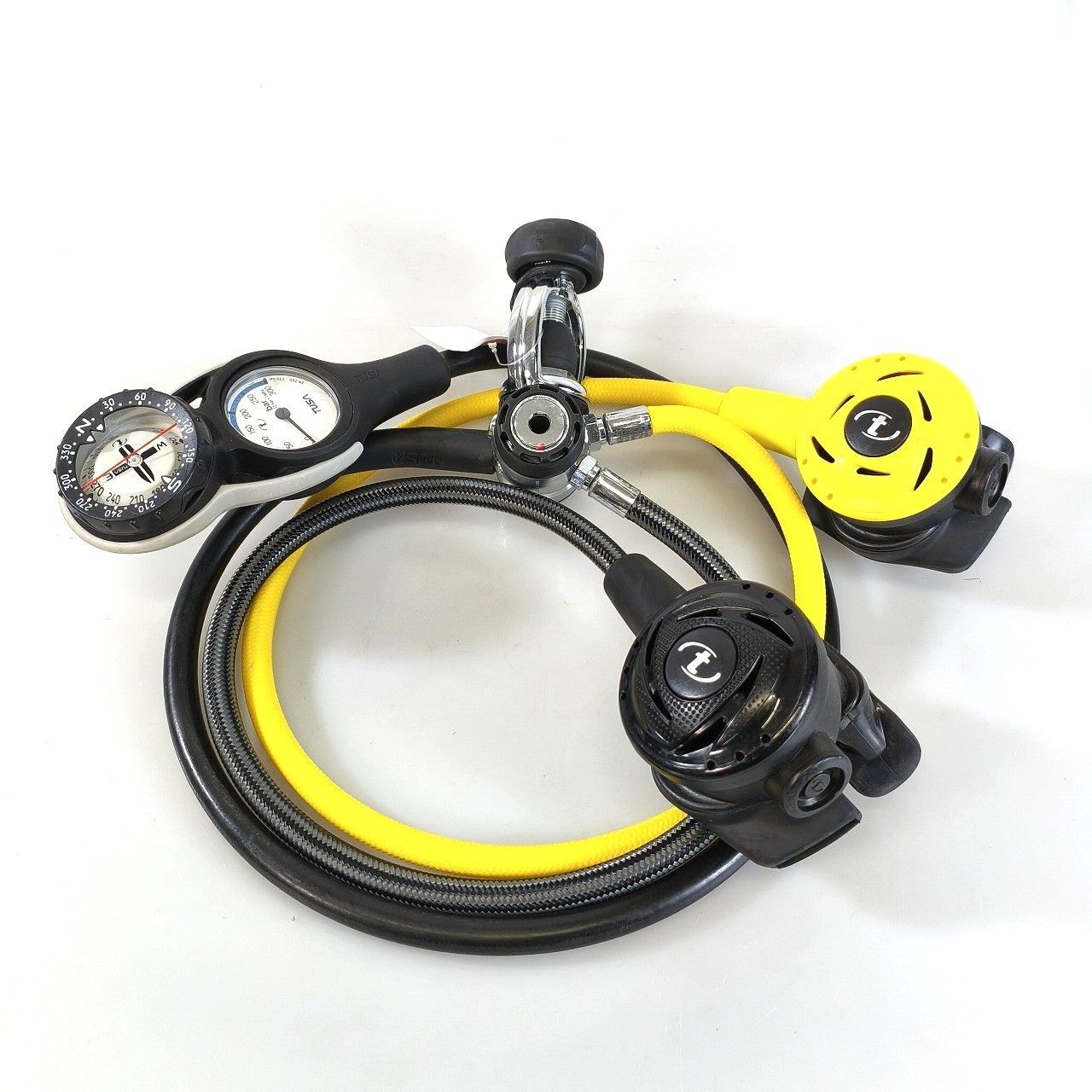 【新品未使用】レギュレーター・オクトパス・ゲージセット OH済 TUSA ツサ レギュレーター ファースト・セカンド・オクトパス