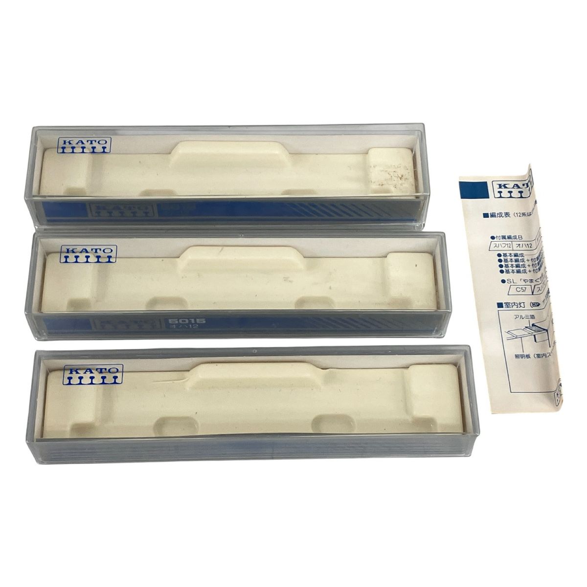 KATO カトー 5015 5017 オハ12 オハフ13 スハフ12 客車 4両セット N