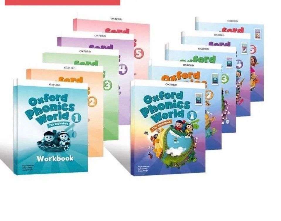 Oxford Phonics World 1-5 英語教材 10冊セット 子供英語 子供英会話