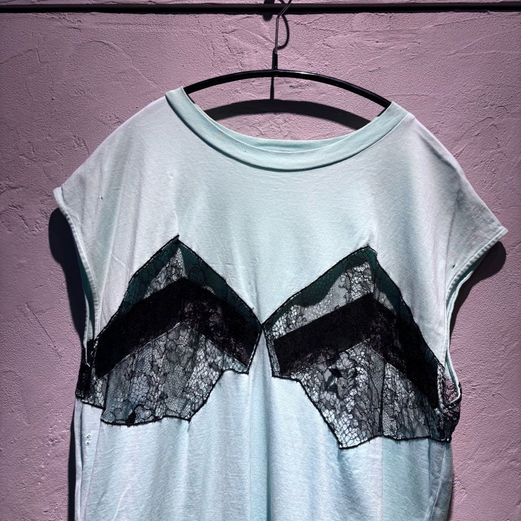 Maison Margiela メゾンマルジェラ 19SS Laced SleeveLess Top