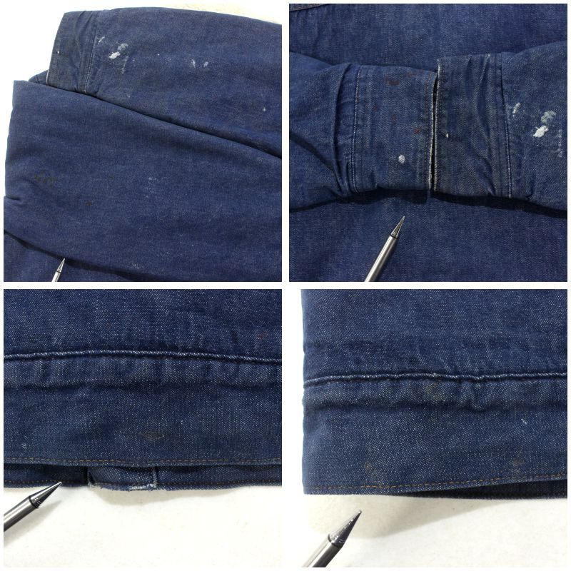 80s vintage Dickies 裏地ボア ランチ デニムジャケット メンズ L