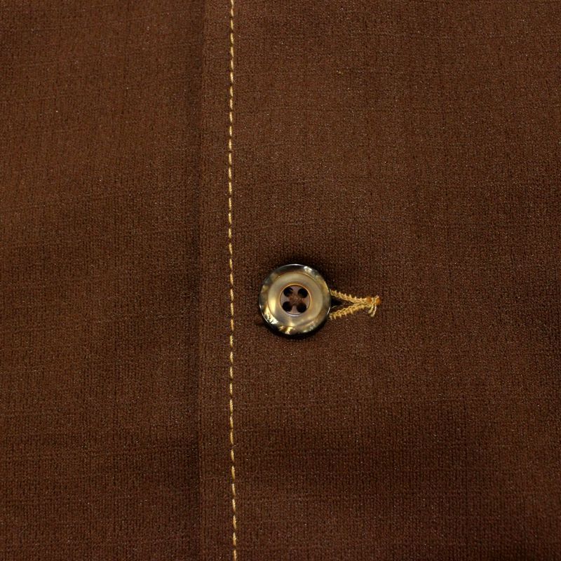 70s USA製 vintage FARAH ポリエステル シャツ ジャケット メンズ M