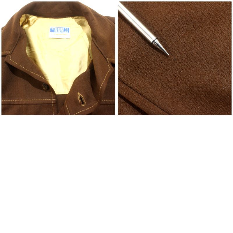 70s USA製 vintage FARAH ポリエステル シャツ ジャケット メンズ M