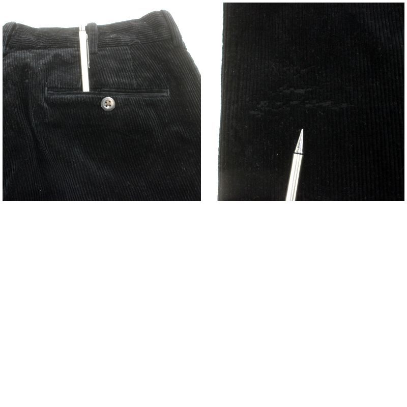 90s vintage RALPH LAUREN ブラック コーデュロイ パンツ メンズ 表記