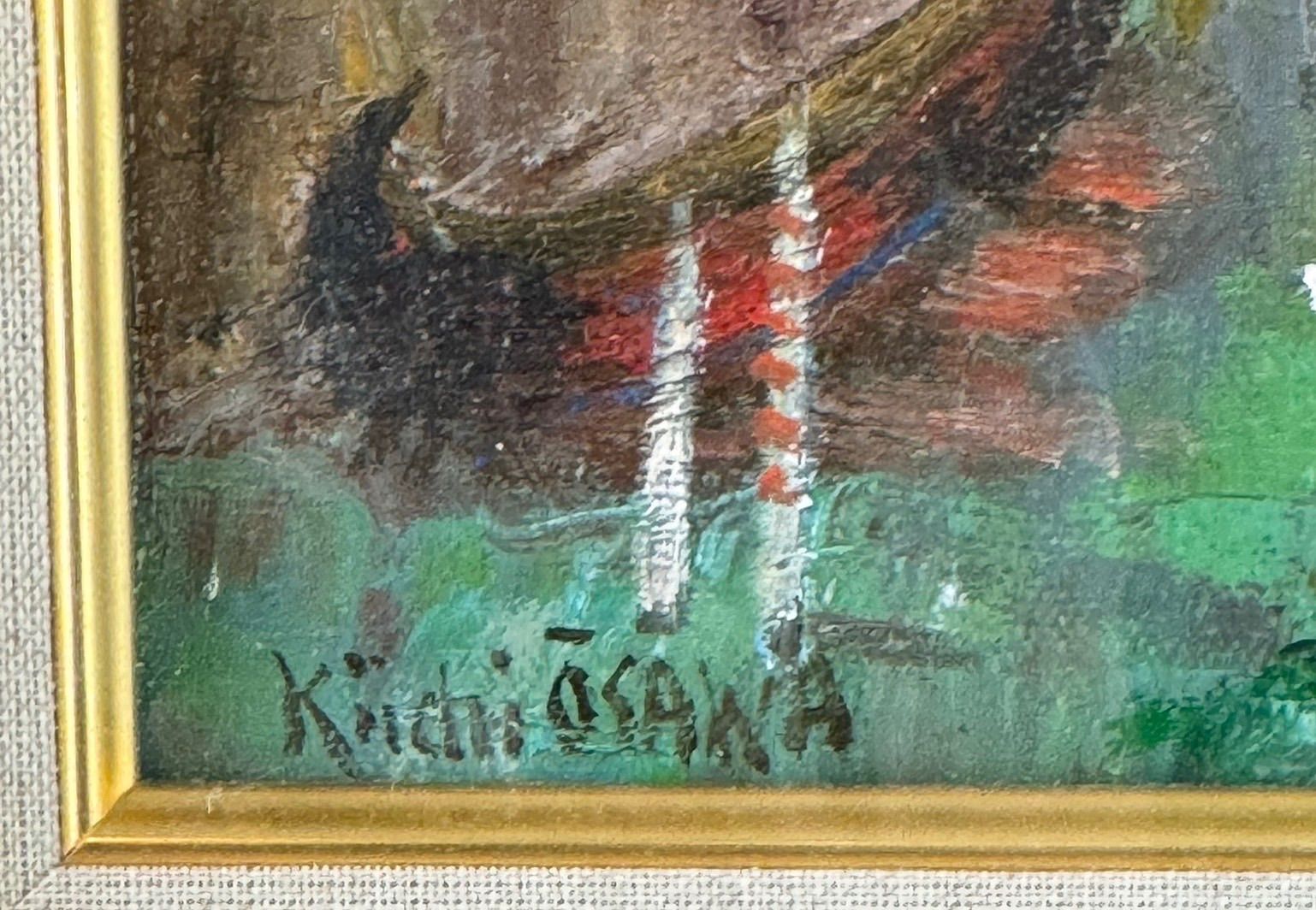 大澤喜一 「ベニス」 油彩 3号 風景画 直筆サイン入り 師 斎藤三郎