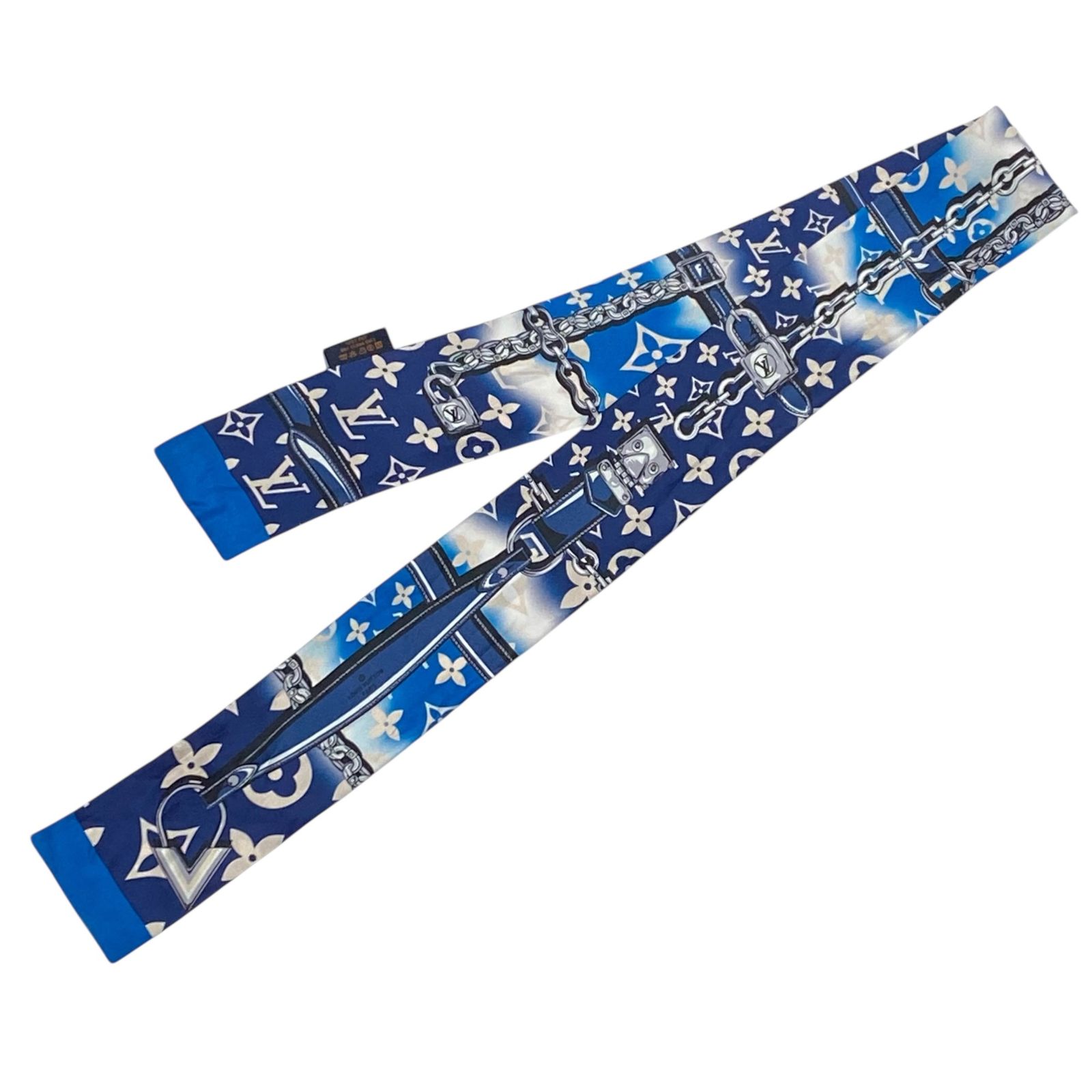 極美品 LOUIS VUITTON ルイヴィトン ツイリー スカーフ バンドー 