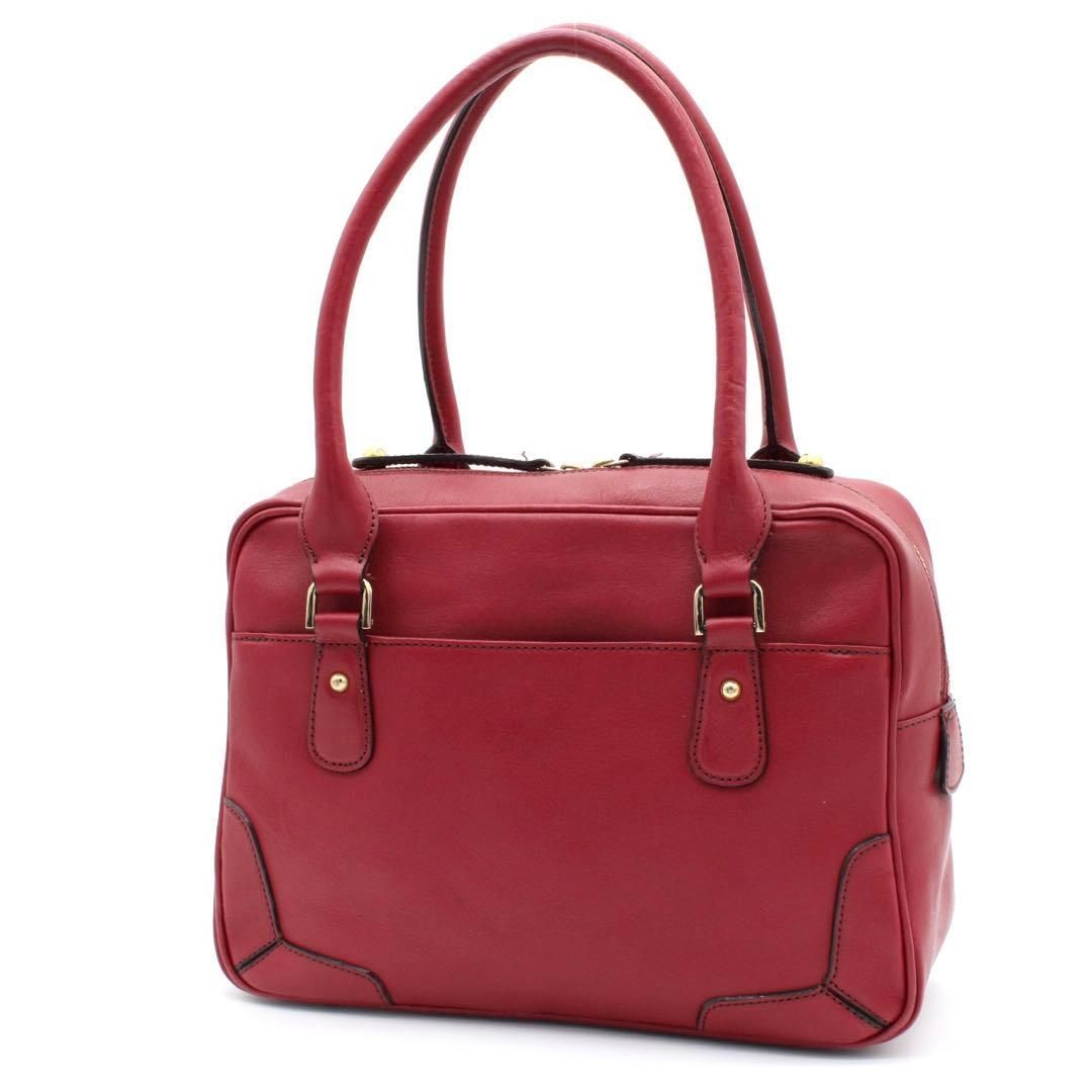 良品】HAMANO 濱野皮革工藝 ハンドバッグ トートバッグ レザー レッド