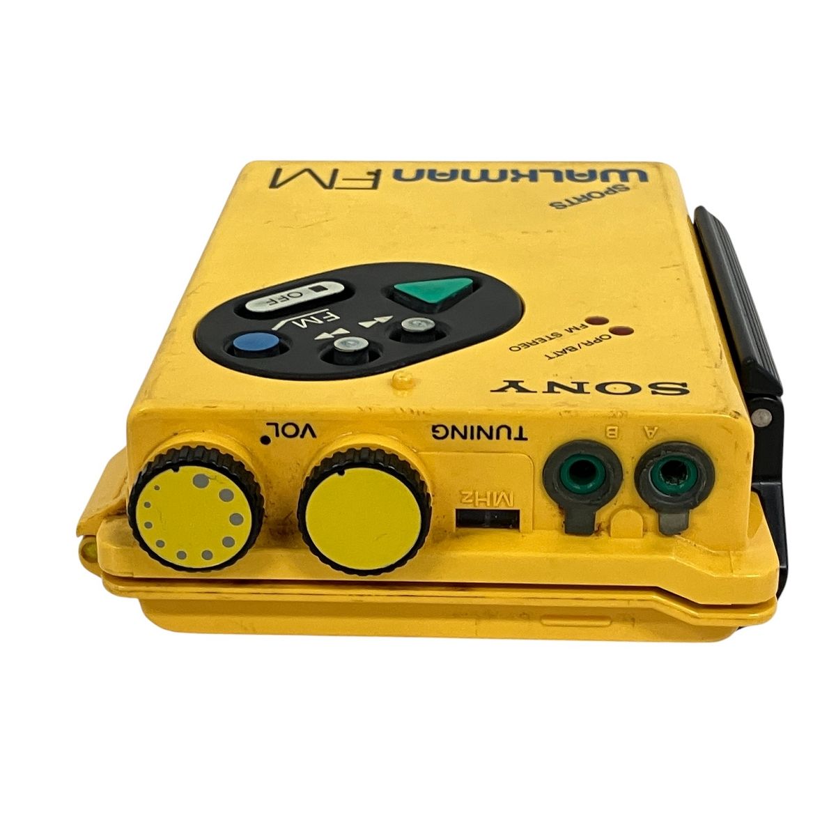 SONY WM-F5 ソニー ウォークマン スポーツ イエロー ステレオカセット