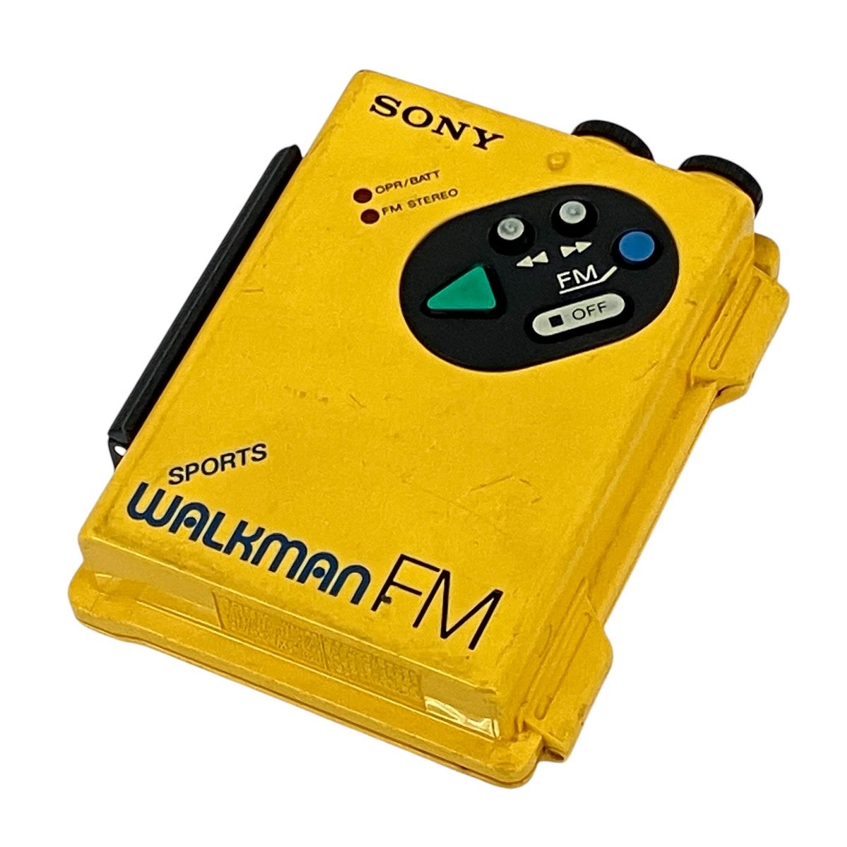 SONY WM-F5 ソニー ウォークマン スポーツ イエロー ステレオカセット