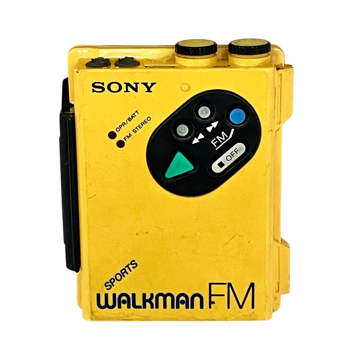 SONY WM-F5 ソニー ウォークマン スポーツ イエロー ステレオカセット