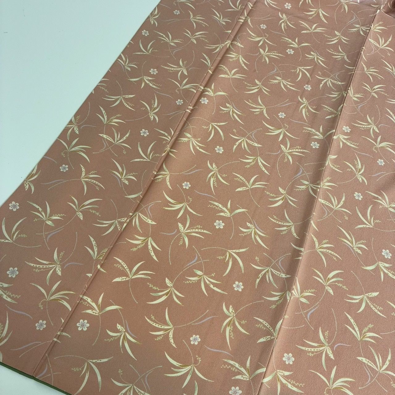 小紋型紙 東レシルック 小紋 化繊 縮緬 素敵な染め 袷 着物MK-1819 - メルカリ