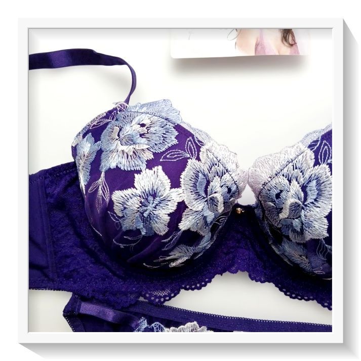 ♪[格安]45[H80&L]ソフトワイヤー脇高ブラ ショーツ セット Elegant