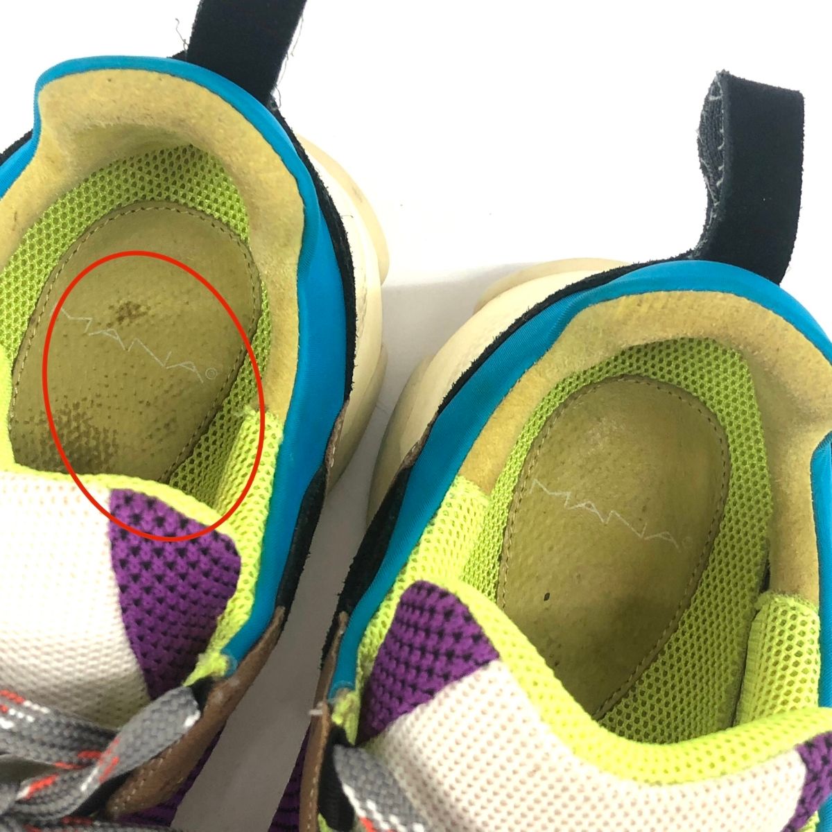 MANA マナ ダットスニーカー 表記サイズ:39 マルチカラー レディース