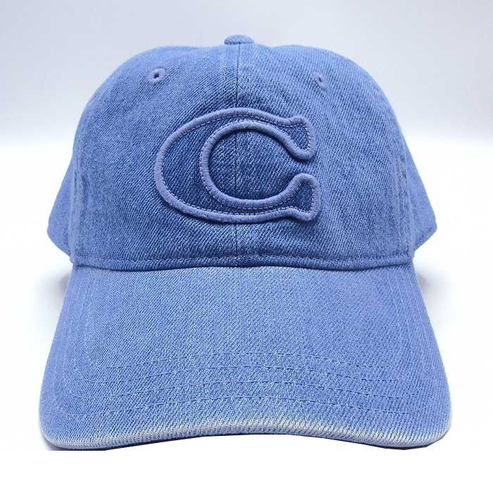 新品】コーチ CCN89 IND (インディゴ) ○保存袋付き○ 帽子 キャップ