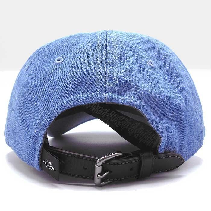 新品】コーチ CCN89 IND (インディゴ) ○保存袋付き○ 帽子 キャップ