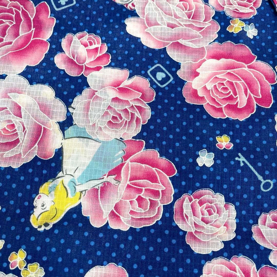  着物と帯 時流 Ys 女の子浴衣 120㎝ 不思議の国のアリス 綿紅梅 浴衣 浴衣ドレス 着物 浴衣 和小物