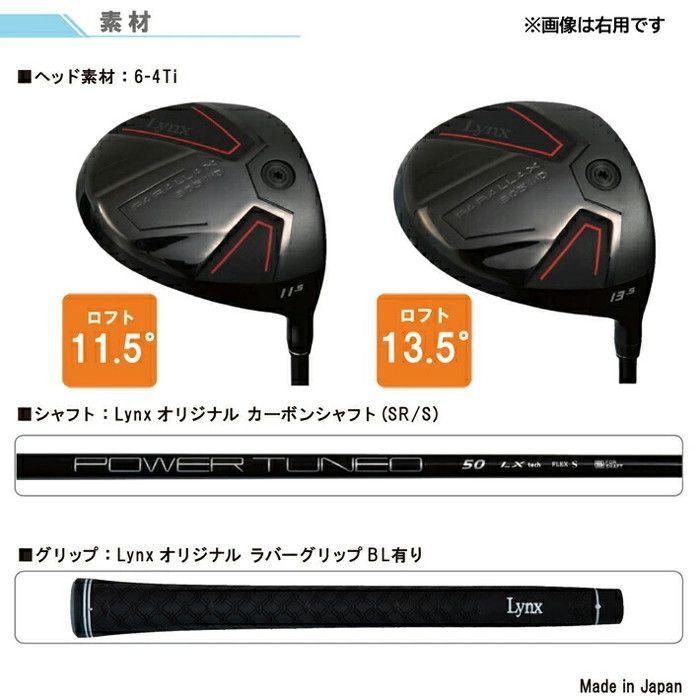 左用 Lynx リンクス PARALLAX 305 MD パララックス ミニ ドライバー 